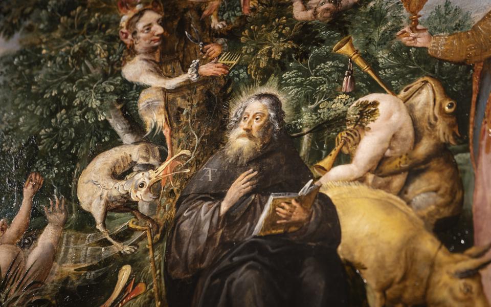 Verzoeking Antonius abt, Maerten de Vos