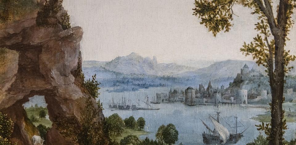 detail Calverie met stichterspaar