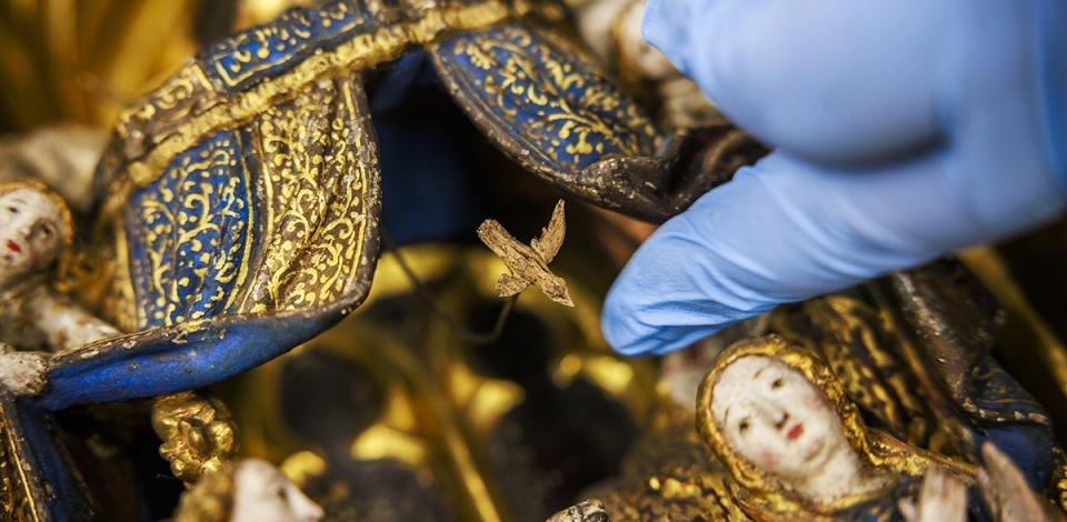 Restauratie Retabel met de Annunciatie