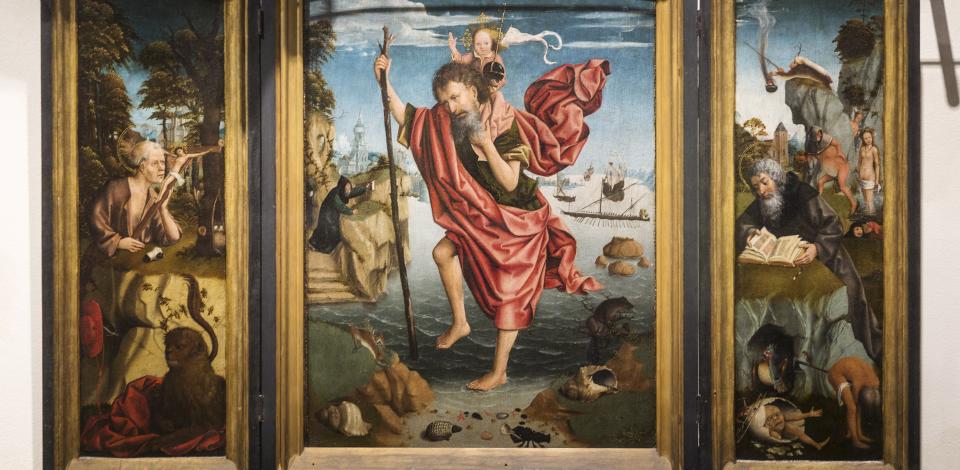 Christoffel, Antonius, Hiëronymus (drieluik)